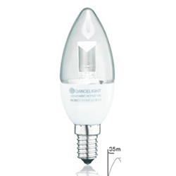 E14高亮度水晶蠟燭燈(尖清) LED-E144WC