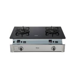 嵌入式緻溫玻璃雙口爐 RBTS-A2660G(B)